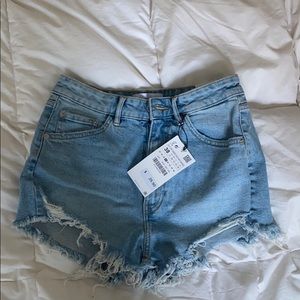 Zara denim shorts